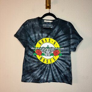 Alice + Olivia Guns N Roses Tie Dye Graphic Tee Size XS